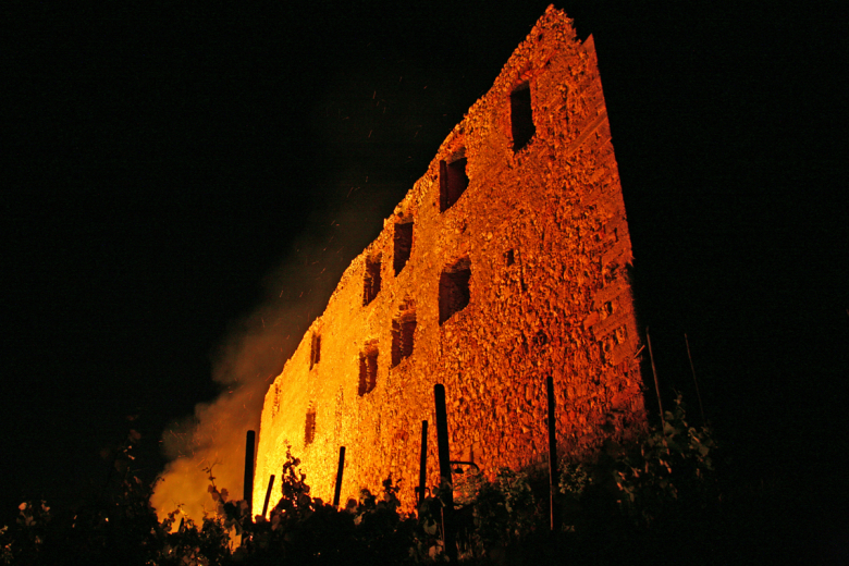 Staufen Burg Nacht5