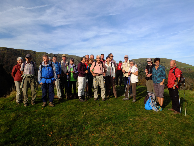 Wandergruppe bei ihrem Ausflug ins Münstertal